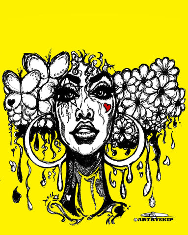 AFRO FLOWER POWER 2 POSTER PRINTS