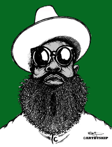 BLACK THOUGHT POSTER PRINT