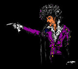 PURPLE PRINCE POSTER OR ROLLED CANVAS PRINTS