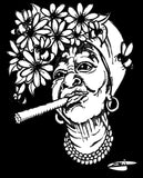 CUBAN LADY SMOKE N BEES POSTER OR ROLLED CANVAS PRINT