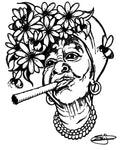 CUBAN LADY SMOKE N BEES POSTER OR ROLLED CANVAS PRINT