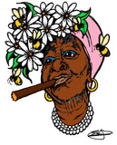 CUBAN LADY SMOKE N BEES POSTER OR ROLLED CANVAS PRINT