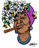 CUBAN LADY SMOKE N BEES POSTER OR ROLLED CANVAS PRINT