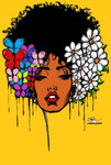 FRO AND BUTTER FLIES 2 NEW ROLLED CANVAS PRINTS