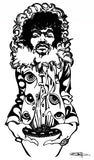 HENDRIX EYES CANVAS PRINT