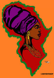 LADY AFRICA POSTER PRINT