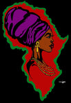 LADY AFRICA POSTER PRINT