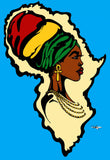 LADY AFRICA CANVAS PRINT