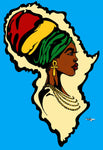 LADY AFRICA POSTER PRINT