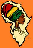 LADY AFRICA POSTER PRINT