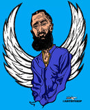 NIPSEY HUSSLE ANGEL WINGS PRINT