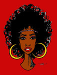 AFRO FUNK WOMAN CANVAS PRINTS