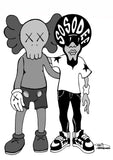 AFROMAN & KAWS POSTER PRINT