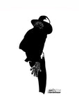 MJ SHADOW POSTER PRINT