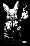 CIGAR EASTER BUNNY POSTER PRINT