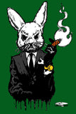 CIGAR EASTER BUNNY POSTER PRINT