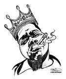 BIGGIE HIP HOP KING CANVAS PRINT