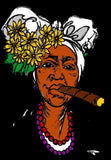 CIGAR LADY 2 POSTER PRINT
