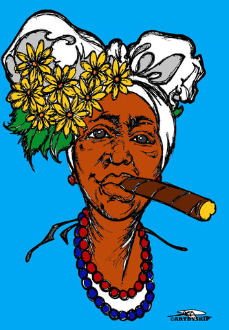 CIGAR LADY 2
