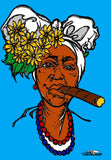 CIGAR LADY 2 POSTER PRINT