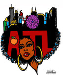 ATL AFRO CITY POSTER PRINT