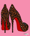 LEOPARD HEELS