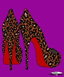 LEOPARD HEELS