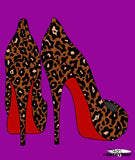 LEOPARD HEELS