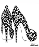 LEOPARD HEELS POSTER PRINT