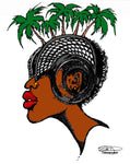 PALM TREES ON MY MIND POSTER PRINT