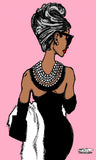 PEARLS AND HIGH HAIR CANVAS PRINTS