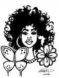 AFRO FLOWER POWER POSTER PRINT